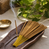 Satya Incense 15gm - Coconut — styled in a warm, naturally lit interior