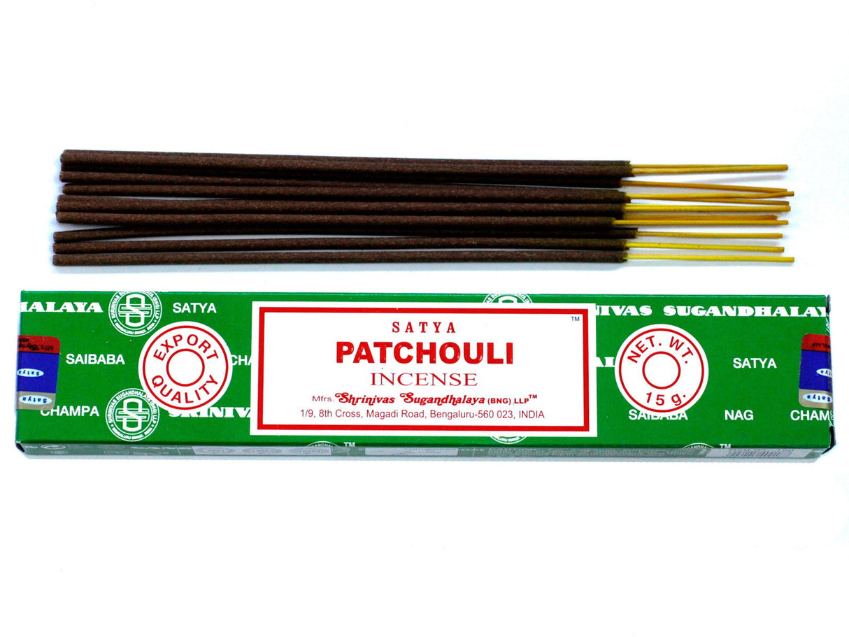 Patchouli Incense -  Satya 15g - SHAMTAM.COM