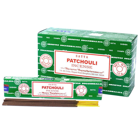 Patchouli Incense -  Satya 15g - SHAMTAM.COM