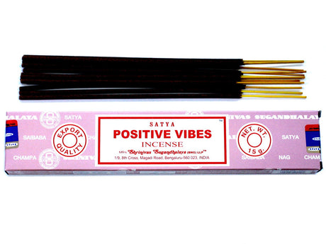 Positive Vibes Incense -  Satya 15g - SHAMTAM.COM