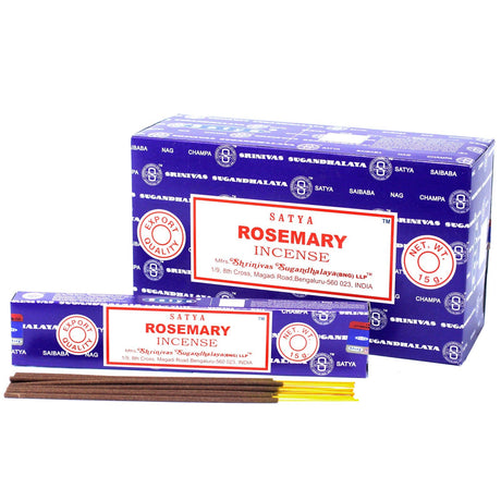 Rosemary Incense -  Satya 15g - SHAMTAM.COM