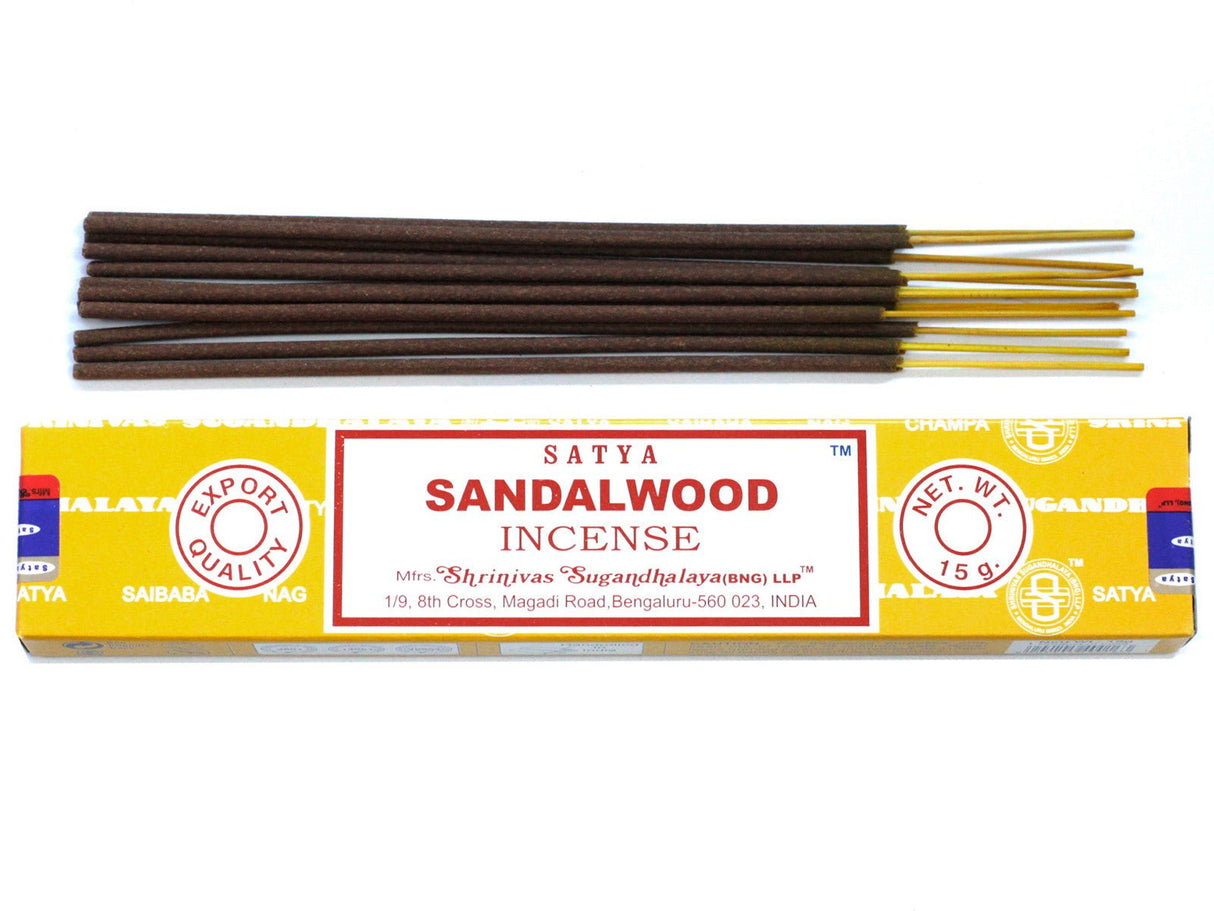 Sandalwood Incense -  Satya 15g - SHAMTAM.COM