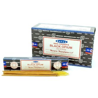 Black Opium Incense -  Satya 15g - SHAMTAM.COM