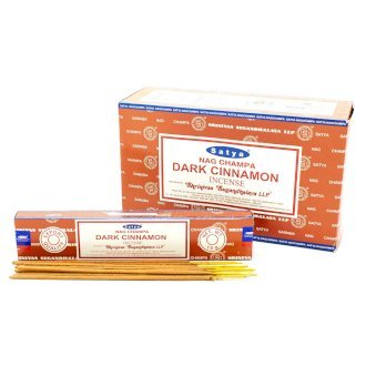 Dark Cinnamon Incense -  Satya 15g - SHAMTAM.COM