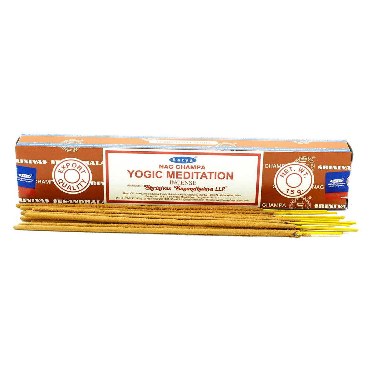 Yogic Meditation Incense -  Satya 15g - SHAMTAM.COM