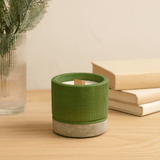 Scented Candle Sea Moss And Herbs Wooden Wick - SHAMTAM.COM