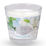 White Flowers Scented Candle - SHAMTAM.COM