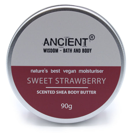 Scented Shea Body Butter 90g - Sweet Strawberry - SHAMTAM.COM