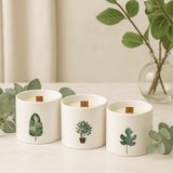 Scented Soy Candle, Marsh Viola Wood Wick - SHAMTAM.COM