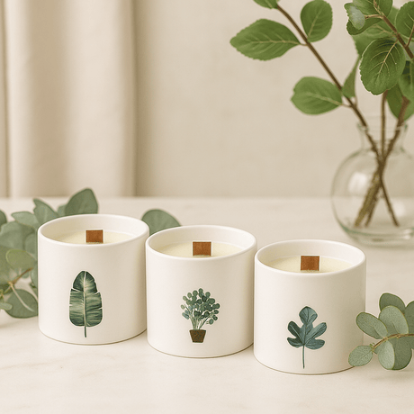 Scented Soy Candle, Marsh Viola Wood Wick - SHAMTAM.COM