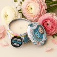Scented Soy Tin Candle, Russian Dolls Dolly Blue - SHAMTAM.COM