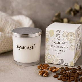Scented Soy Votive Candle Coffee and Walnut - SHAMTAM.COM