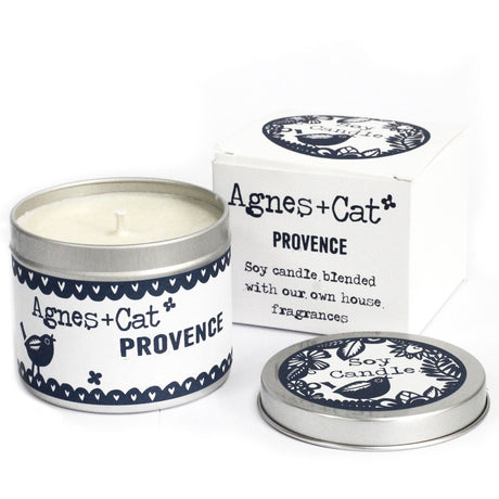 Scented Soy Wax Tin Candle, Provence Lavender 200ml - SHAMTAM.COM