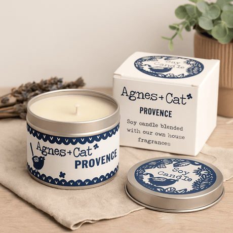 Scented Soy Wax Tin Candle, Provence Lavender 200ml - SHAMTAM.COM