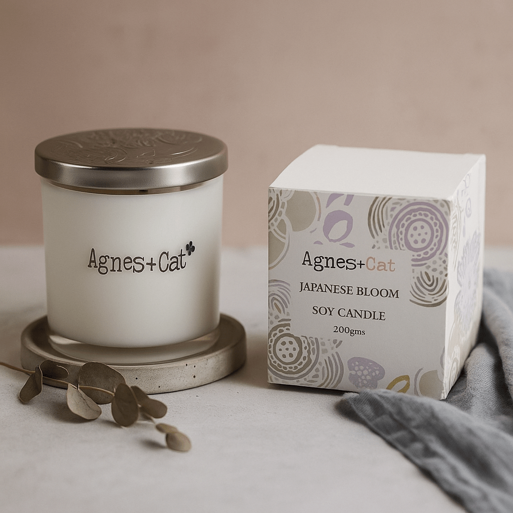 Scented Votive Candle Japanese Bloom Soy Wax - SHAMTAM.COM