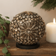 Sea Shell Lamp - Boho Chocolate Twist Globe 15cm - SHAMTAM.COM