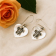 Sea Turtle Earrings Sterling Silver Mother of Pearl - SHAMTAM.COM