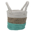 Seagrass Basket Set - Green / Natural / White - SHAMTAM.COM