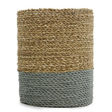 Seagrass & Abu - Abu Raffia Set - 2 Vase & 2 Bins - SHAMTAM.COM