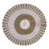 Seagrass Rug White & Tan - Sun - 1m - SHAMTAM.COM