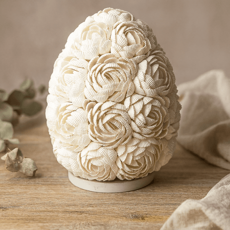 Seashell Lamp - Boho Oval Rose 20cm - SHAMTAM.COM
