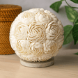 Seashell Table Lamp, Rose Globe 15cm - SHAMTAM.COM