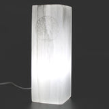 Selenite Lamp 25cm - Block Tree of Life - SHAMTAM.COM