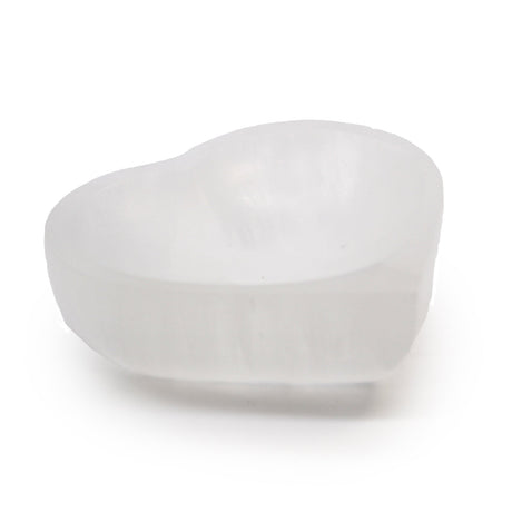 Selenite Bowl Heart - 10cm - SHAMTAM.COM