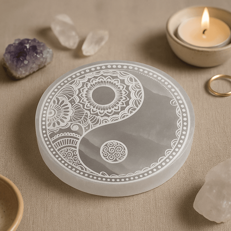 Selenite Charging Plate 18cm £38.99