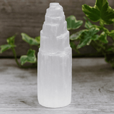 Selenite Crystal Tower - 15 cm - SHAMTAM.COM
