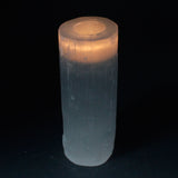 Selenite Candle Holder - Cylinder 20 cm - SHAMTAM.COM