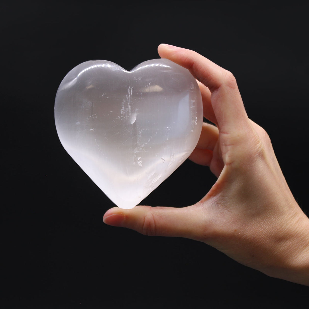 Selenite Heart - 10 cm - SHAMTAM.COM