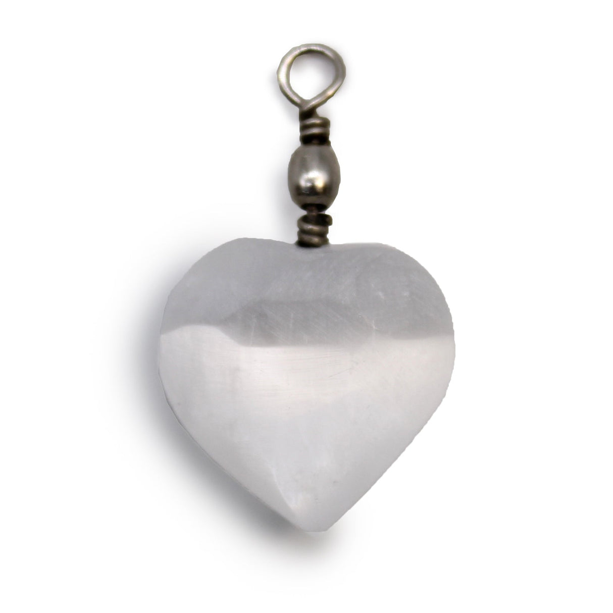 Selenite Pendant Heart - SHAMTAM.COM