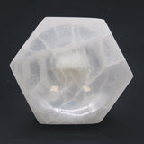 Selenite Bowl Hex - 10cm - SHAMTAM.COM