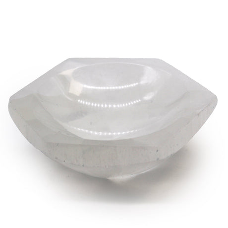 Selenite Bowl Hex - 10cm - SHAMTAM.COM