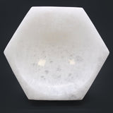 Selenite Bowl Hex - 15cm - SHAMTAM.COM