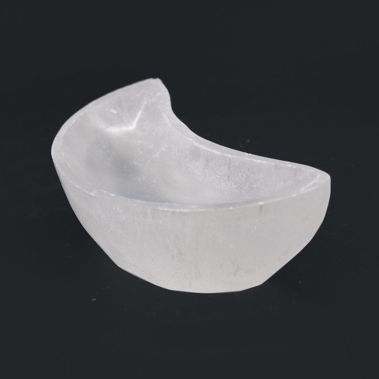 Selenite Bowl Moon - 10cm - SHAMTAM.COM