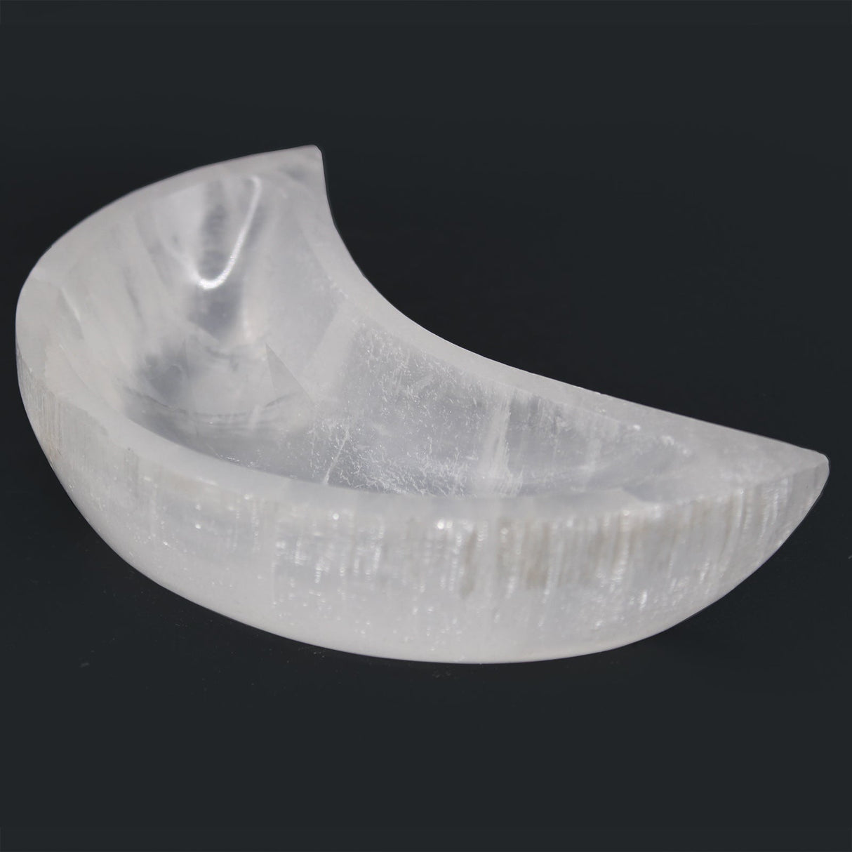 Selenite Bowl Moon - 15cm - SHAMTAM.COM