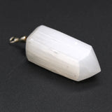 Selenite Obelisk Pendant - SHAMTAM.COM