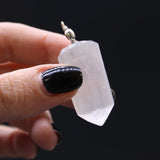 Selenite Obelisk Pendant - SHAMTAM.COM