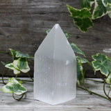 Selenite Pencil Point Tower - 10 cm - SHAMTAM.COM