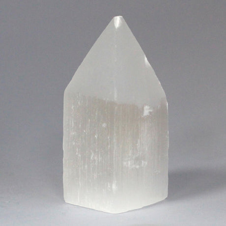 Selenite Pencil Point Tower - 10 cm - SHAMTAM.COM