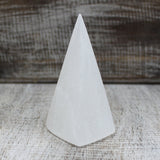 Selenite Pyramid - 10 cm - SHAMTAM.COM