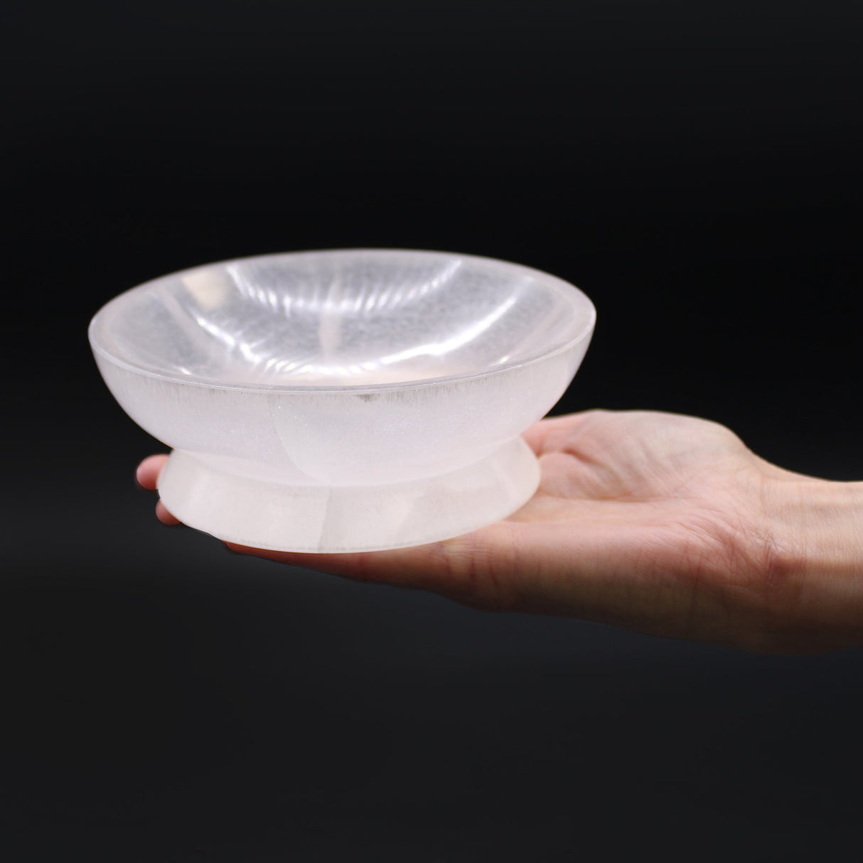 Selenite Bowl Ritual - 13cm - SHAMTAM.COM