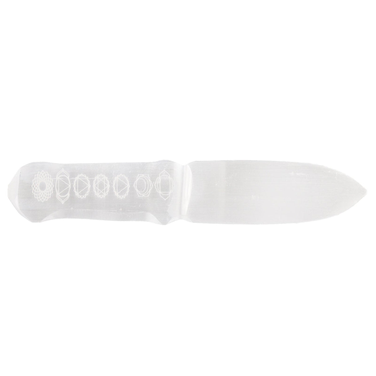 Selenite Ritual Knife - Chakra - SHAMTAM.COM