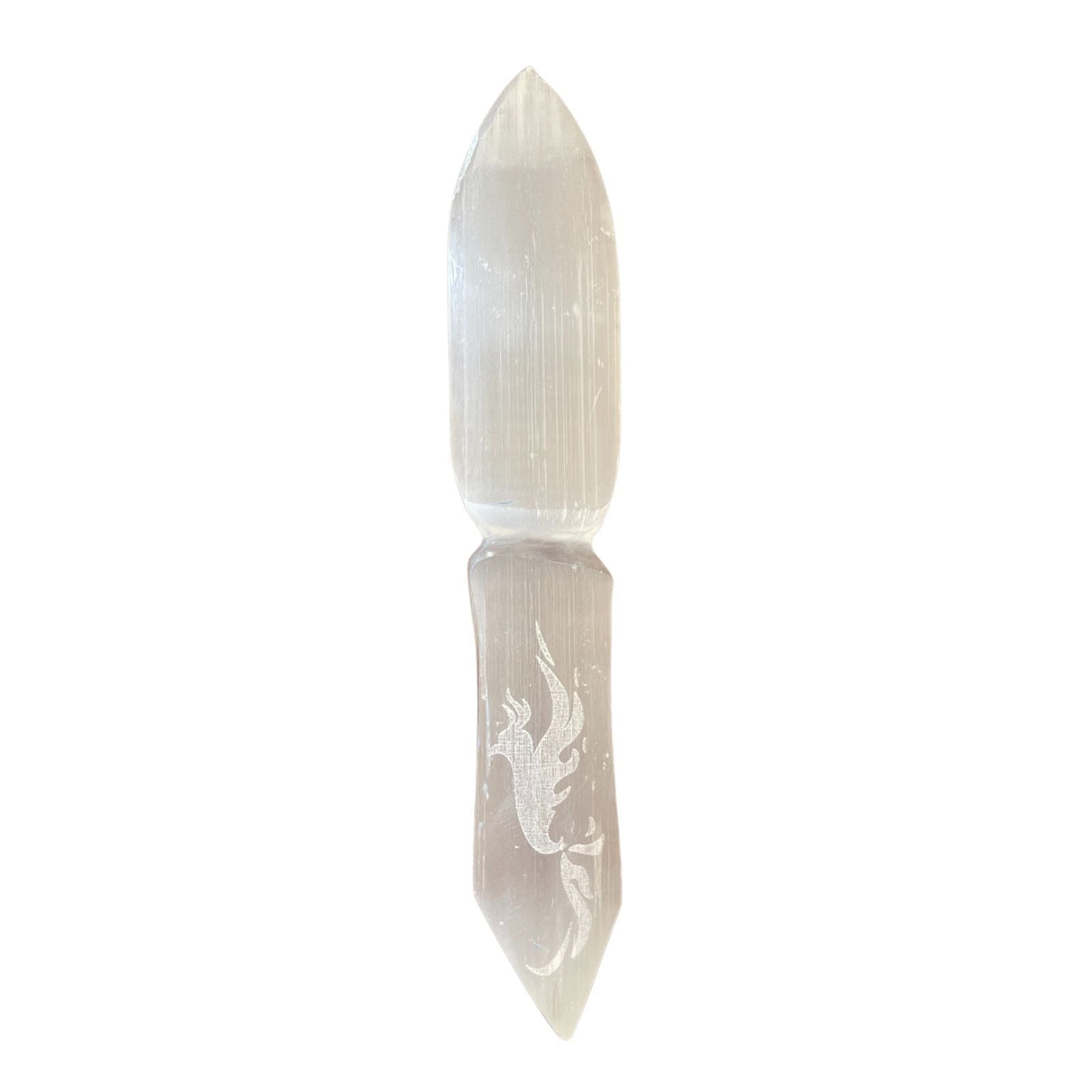 Selenite Ritual Knife - Letting go of the past - SHAMTAM.COM