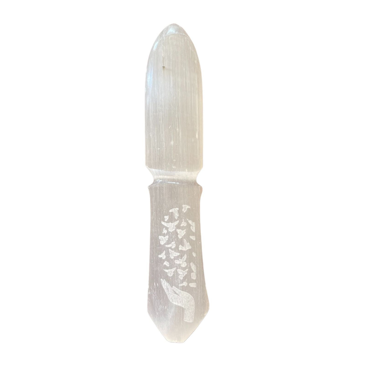 Selenite Ritual Knife - Releasing Bonds - SHAMTAM.COM