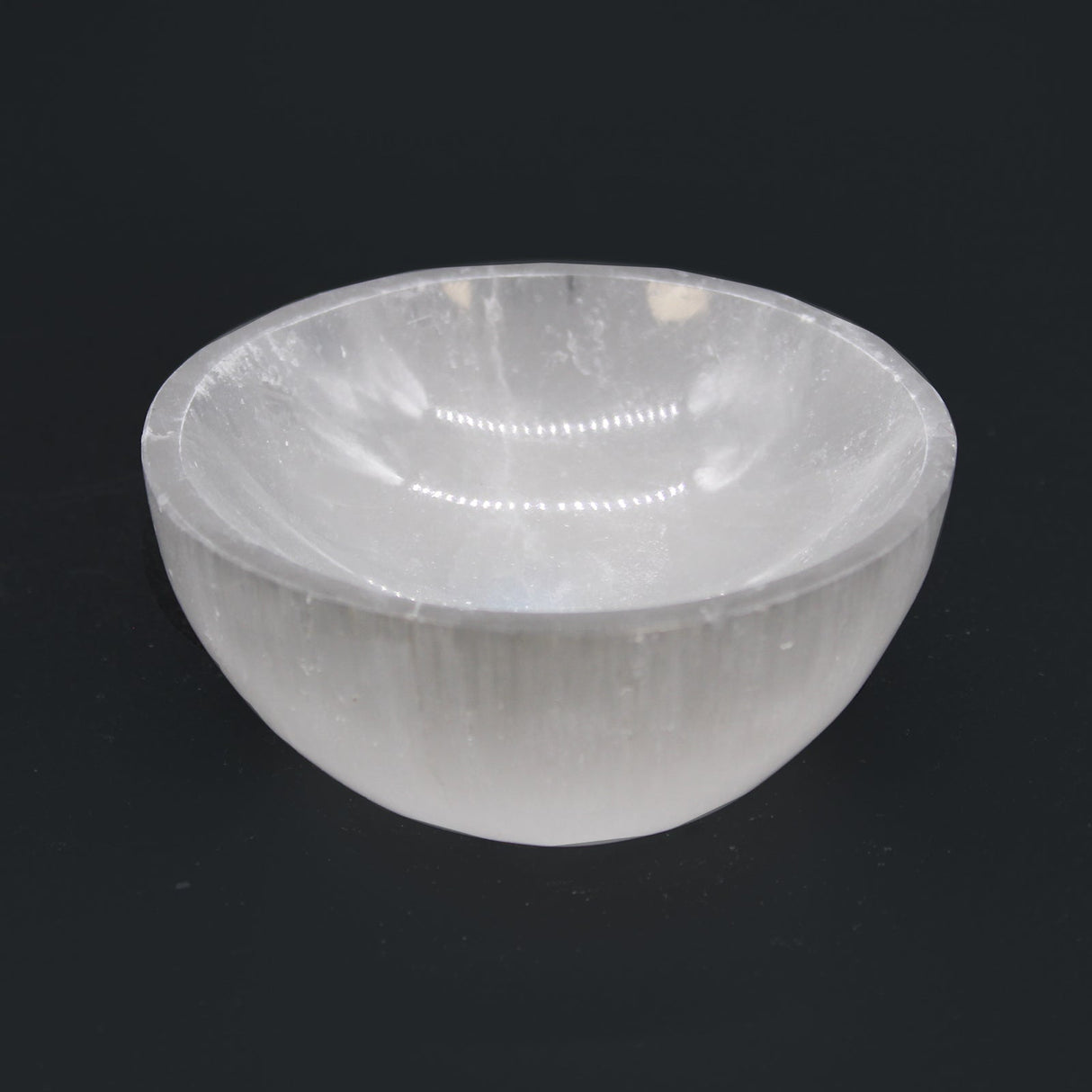 Selenite Round Bowl - 8cm - SHAMTAM.COM