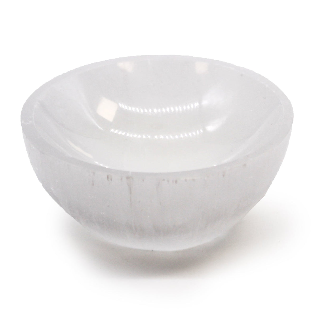 Selenite Round Bowl - 8cm - SHAMTAM.COM