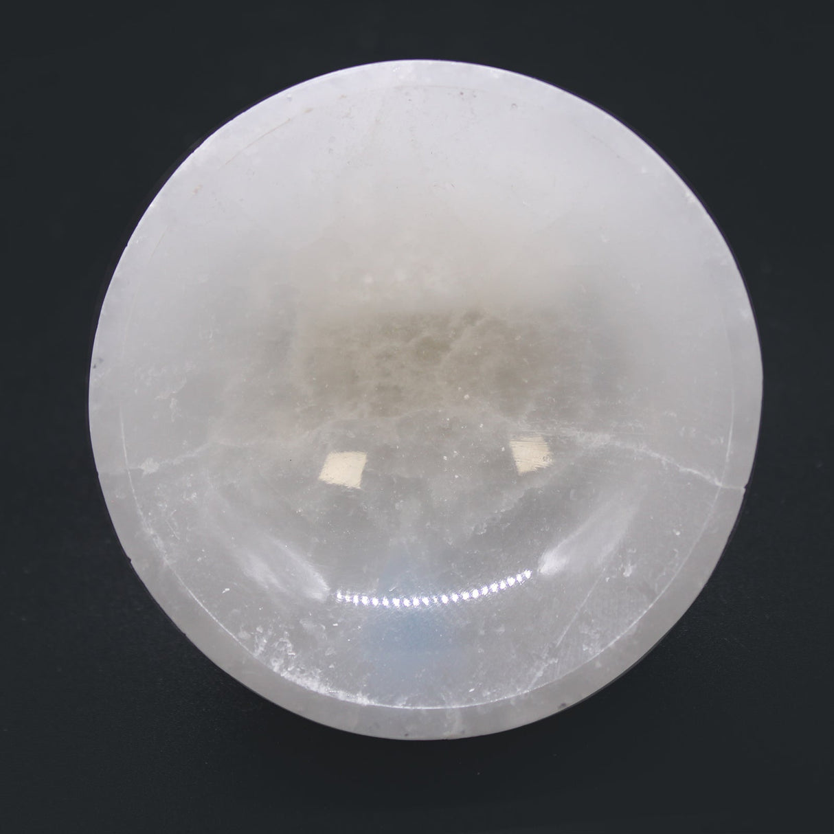 Selenite Round Bowl - 8cm - SHAMTAM.COM